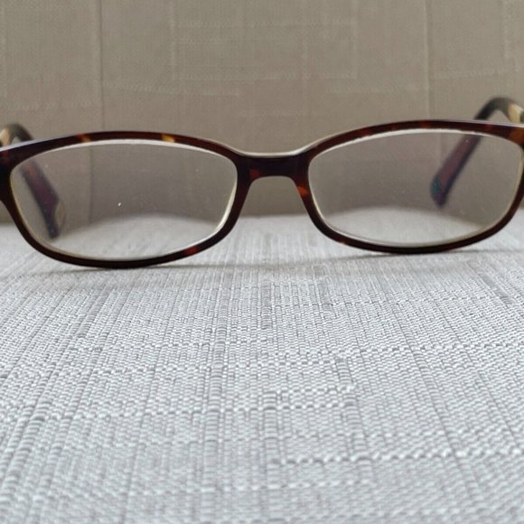 Liz Claiborne New York Women Eyeglasses Frame Brown Tortoise L383 OUV2 Glasses - Picture 8 of 9